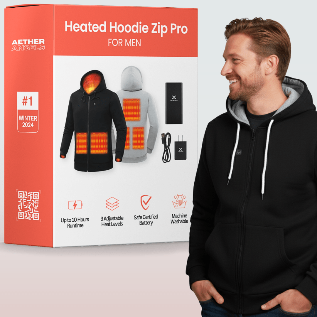 Heated Hoodie Zip Pro | Men - Aether Angels