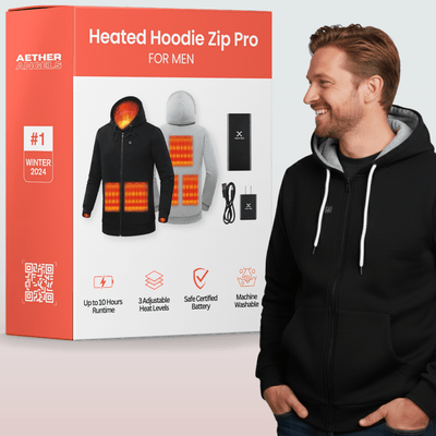 Heated Hoodie Zip Pro | Men - Aether Angels