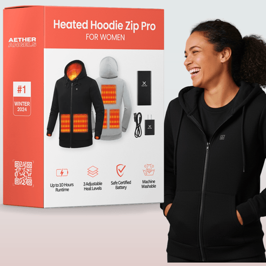 Heated Hoodie Zip Pro | Women - Aether Angels