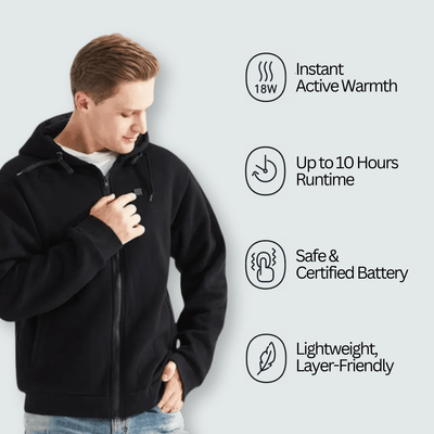 Heated Hoodie Zip Pro | Men - Aether Angels
